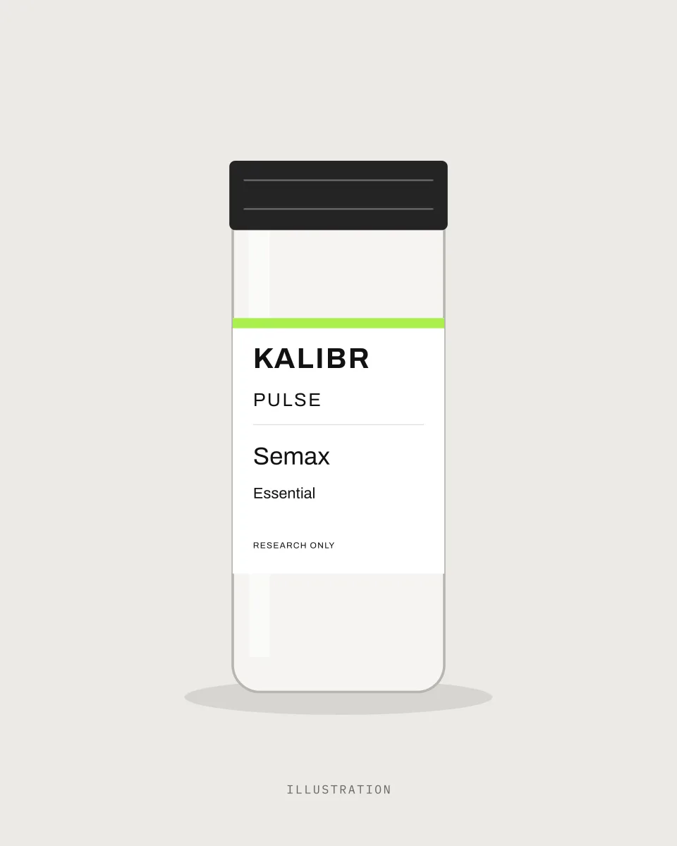 KALIBR PULSE — Semax Essential. Illustration; packaging and supplied format require confirmation.