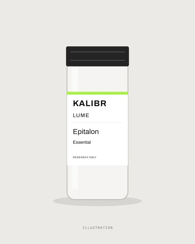 KALIBR LUME — Epitalon Essential. Ilustrace; balení a dodávaná forma vyžadují potvrzení.